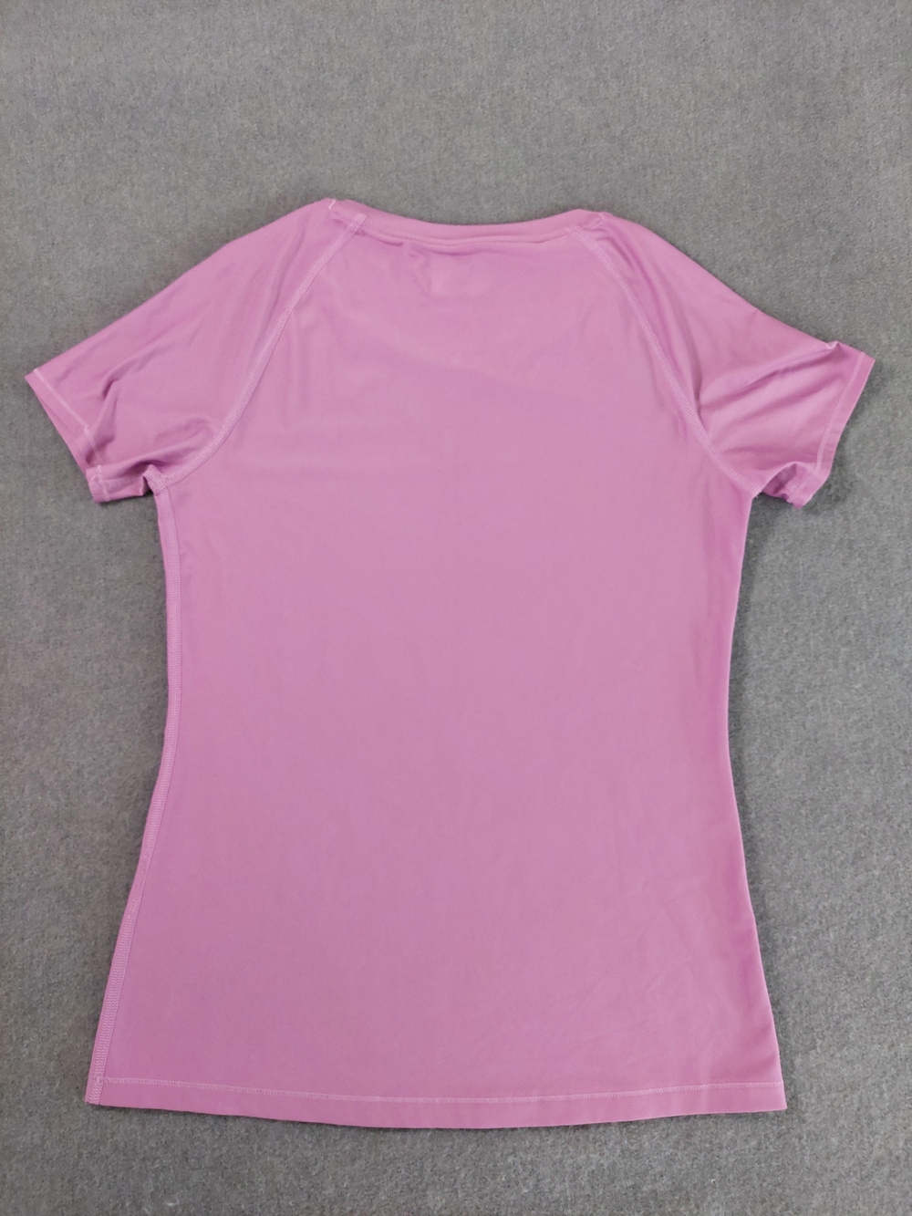 UNDER ARMOUR HeatGear Fitted Short Sleeve Athletic Pink Tee Shirt Small - Picture 7 of 8